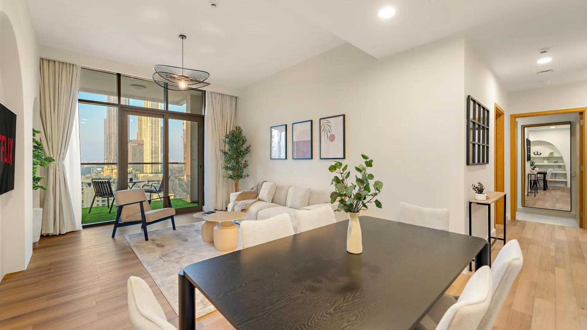 Elegant 3Br - Stunning Burj Khalifa View Lägenhet Dubai