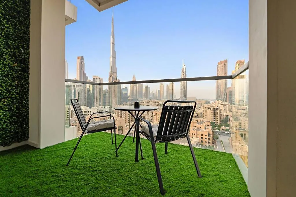 Elegant 3Br - Stunning Burj Khalifa View Lägenhet Dubai Förenade Arabemiraten