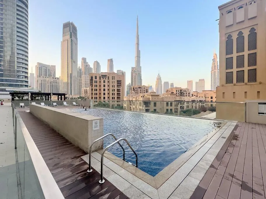 Elegant 3Br - Stunning Burj Khalifa View Lägenhet Dubai