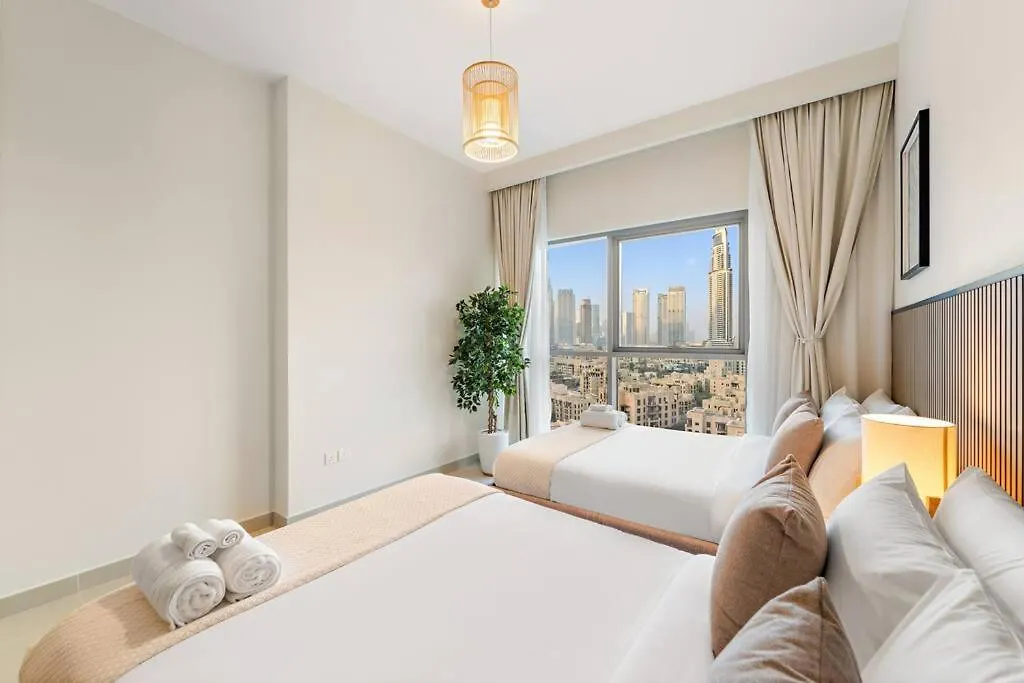 Elegant 3Br - Stunning Burj Khalifa View Lägenhet Dubai Förenade Arabemiraten