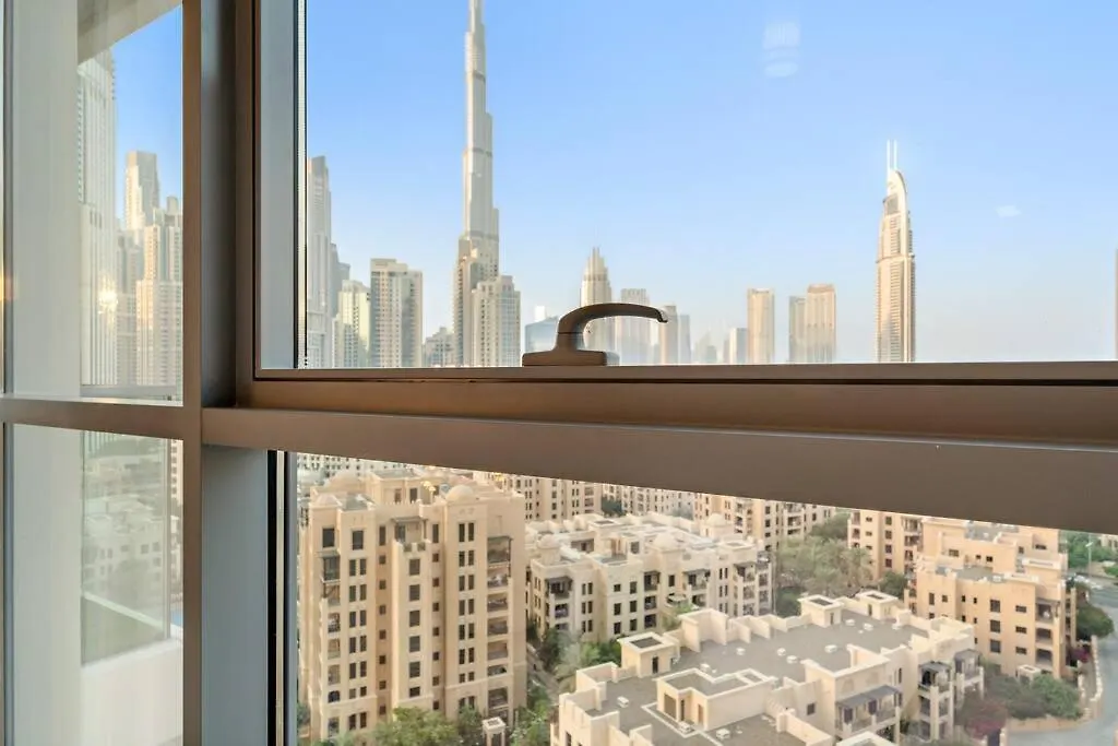 Elegant 3Br - Stunning Burj Khalifa View Lägenhet Dubai